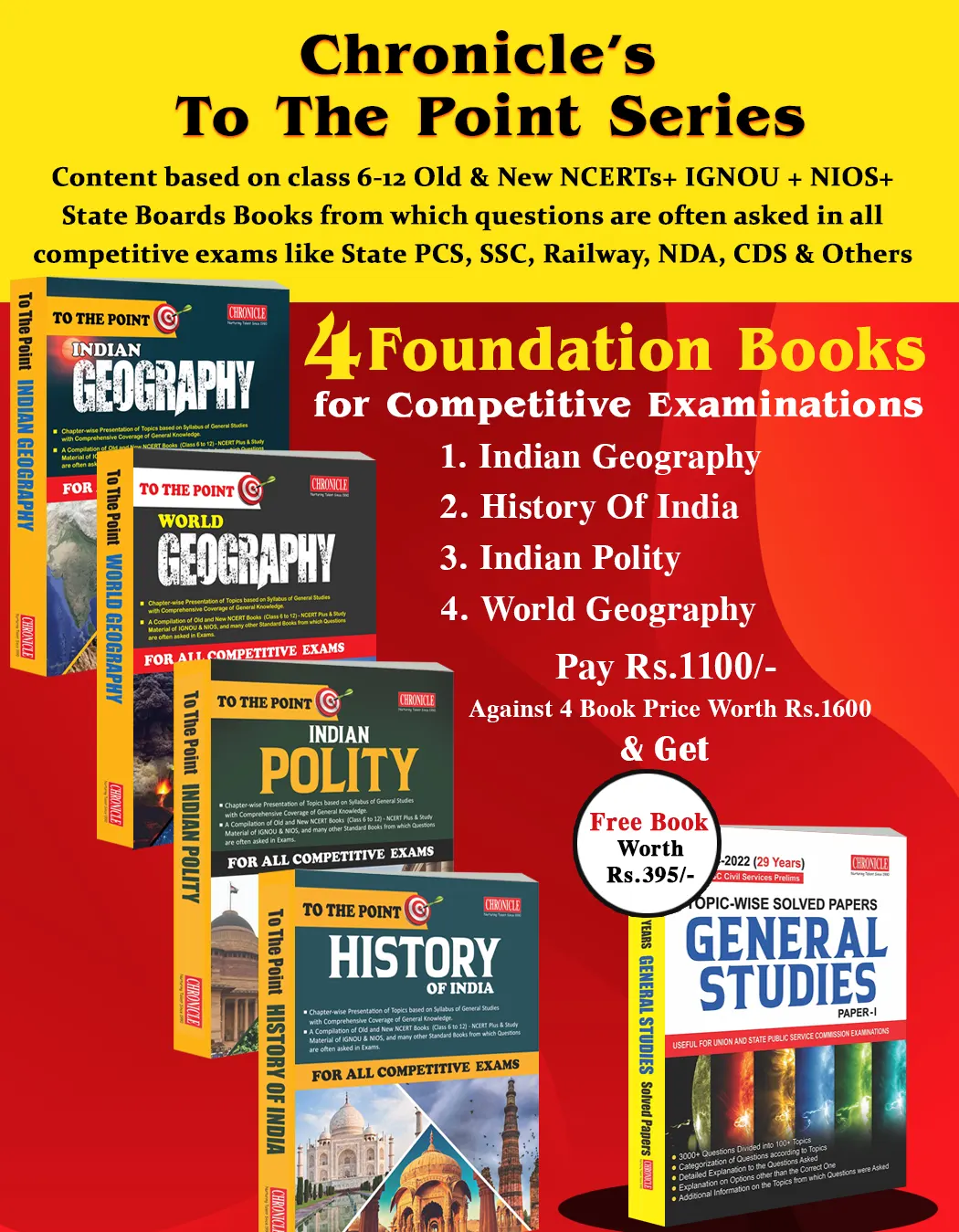 Chronicle’s To The Point Series Books For Beginners