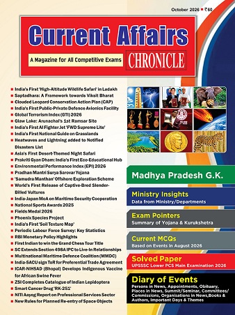 Current Affairs Chronicle October 2026 