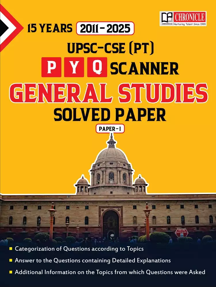 15 Years (2011-2025) General Studies IAS Prelims Topic-wise PYQ Solved Papers 